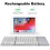 Foldable Bluetooth Keyboard with Touchpad, Wireless Mini Keyboard for PC, Tablet, Android, Smartphone - Silver 2