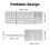 Foldable Bluetooth Keyboard with Touchpad, Wireless Mini Keyboard for PC, Tablet, Android, Smartphone - Silver 6