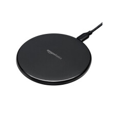 15W Qi Certified Wireless Charging Pad (iPhone 16/ 15/14/13/12/11/X, Samsung) - With USB cable (AC adapter not included) - Black