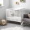 Obaby Space Saver Cot Top Changer – White – Compact Changing Station for Space Saver Cots 5