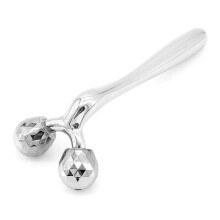 3D Mini Facial Massager for V-Shape Face Lift and Body Slimming - Skin Care Firming Tool for Face Lifting and Anti-Wrinkle (Silver)
