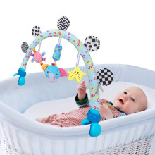 Baby bassinet toys, Infant & Toddlers cot and Pushchair toy, Travel Arch Stroller toy & Pram Activity toys for indoor and outdoor