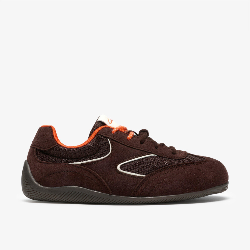 Clarks (Wide, 1 (Children's)) Dreama Mist K. Dark Brown