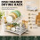 2 Tier Dish Drainer Rack with Drip Tray Kitchen UK 1