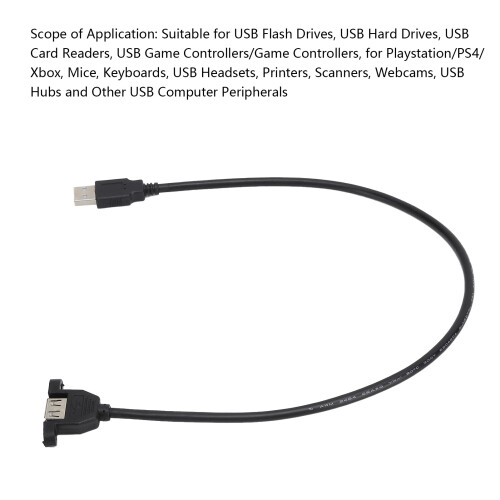 USB-Anschluss Verlängerungskabel, 0,3m, USB 2.0 1