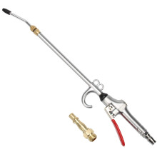 Air Blow Gun, Extensible Nozzle Duster Blow Gun Cleaner 285 mm - 500 mm with 1 Blow Nozzle Dust Cleaning Air Compressor Accessory Tools, 4 PCS Sealing