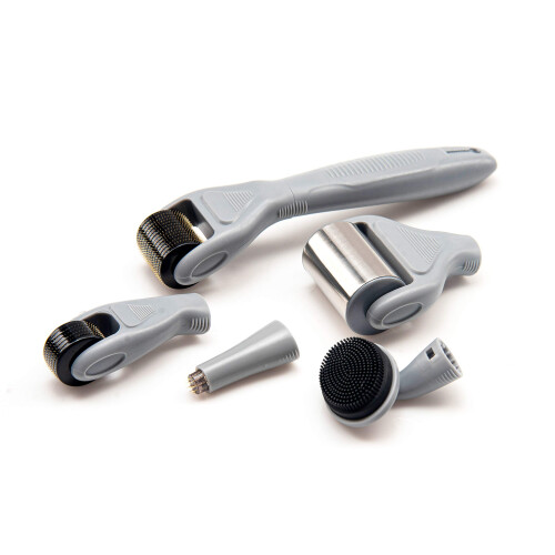 Titanium Micro-Needles Derma Roller and Pen 6-in-1 Set 1