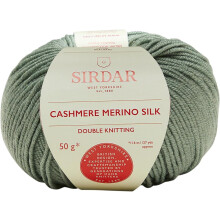 Cashmere Merino Silk DK Double Knitting, Meadow Green (421), 50g