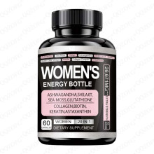 (60 capsules) Women's Energy Supplement Capsules with Vitamins and Minerals, Boost Vitality, Support Immunity, 90 Count