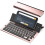 Geyes Foldable Bluetooth Keyboard,Portable Folding Wireless USB Rechargeable Keyboard for iOS,Android,Windows,Smartphone(Rose Gold) 1