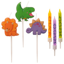 - Dinosaur Birthday Candle Set to Decorate Themed Birthday Cake - 15 Candles