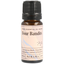 Four Bandits Essential Oil Blend - 10ml | Made with Cinnamon, Clove Bud, Eucalyptus, Lemon & Rosemary | Great for Aromatherapy, Diffuser, Decongestant