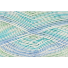 Cherish DK 100g Multi-Coloured Acrylic Knitting Yarn (Peppermint 3508)