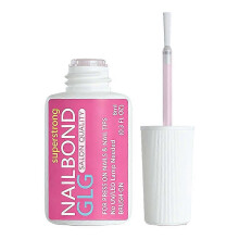 Nail Glue for Press On Nails - Brush Applicator & Instant Dry