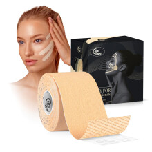 Beauty Kinesiology Tape | Anti-Wrinkle Face Tape | Face Lift Tape for Toning, Firming & Tightening The Skin | Kinesiology Tape for Face and Sensitive