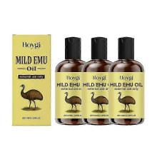 (3PCS) 1-5x Emu Oil - Nourishing and Hydrating Essential Oil for Face, Dry Hair and Body Care