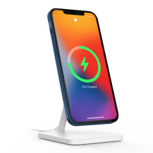 Forte iPhone MagSafe Stand - Adjustable Desktop Charger Holder for iPhone 15, 14, 13, 12, AirPods and AirPods Pro, Compatible with Apple MagSafe
