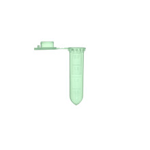 2ml Microcentrifuge Tubes, 500pcs Graduated Micro Test Tubes with Snap Cap, Rounded Microtube Sample Vial for Laboratory (Green)