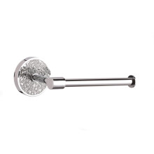 EagleWiz Silver Crushed Glass Toilet Tissue Roll Holder Excellent Finish Wall holder With General Wall Fittings