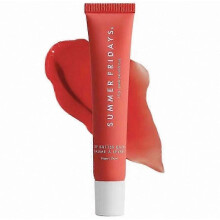 (Poppy) 10 color SummerFridays Nourishing Lip Butter Balm 15g with Light Tint and Sugar Flavor for Daily Moisture