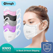 (Mixed Colors, 150PCS) Kn95 Face Mask Ffp2-adult,5-layer Protective Ffp2 Disposable Breathable Face Mask