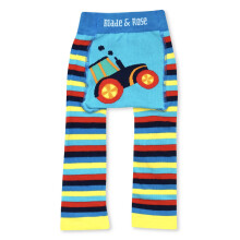 Farmyard Tractor Leggings | 6-12 Months | Toddler and Baby Knit Leggings