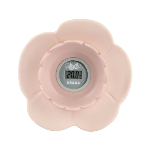 BEABA Badthermometer Lotus - BÉABA - Oud Roze - Multifunctioneel - Eenvoudige aflezing - Speelse vorm