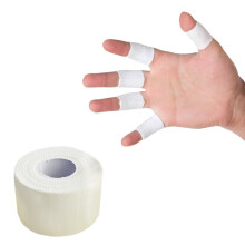 Zinc Oxide Tape - White Adhesive Hand Tear Healthcare Sports Tape Rolls - Waterproof Rigid Latex Free Athletic Tape for Boxing, Physio Injury, Hockey,