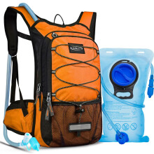 Hydration Backpack with 3L Water Bladder, 15L Running Hydration Backpack for Men & Women, Lightweight Leakproof Water Rucksack Mountain Bike Hydration