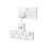 Multi Plug Extension 3 Way 3 USB with Flexible Plug, Mscien Individual Switched Socket Extension Adapter, Plug Extension Adapter 1