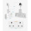 Multi Plug Extension 3 Way 3 USB with Flexible Plug, Mscien Individual Switched Socket Extension Adapter, Plug Extension Adapter 6