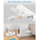 Multi Plug Extension 3 Way 3 USB with Flexible Plug, Mscien Individual Switched Socket Extension Adapter, Plug Extension Adapter 7