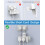 Multi Plug Extension 3 Way 3 USB with Flexible Plug, Mscien Individual Switched Socket Extension Adapter, Plug Extension Adapter 3