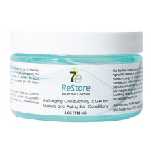7E Wellness ReStore Conductive Gel with Bio-Active Complex - 4oz - Facial Skin Care Products with Green Tea Extract, Hyaluronic Acid, and Collagen