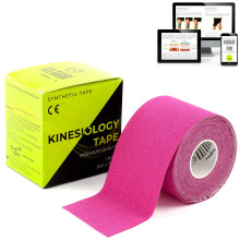Kalahari Kinesiology Tape + eBook Applications – Physio Kt Tape with high Adhesion and Water & Sweat Resistant, Kinesio Taping for Sports Injury,