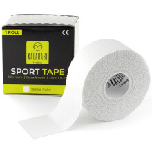 KALAHARI zinc oxide Tape extra Long – 3.8cm x 13,7m - Athletic Tape – Blister prevention, Strapping Tape for bandages Foot, Wrist, Hand, Ankle –
