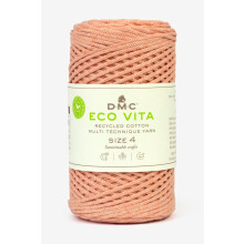 Eco Vita 4, Baby Pink Crochet Knitting Macrame Yarn, 250g