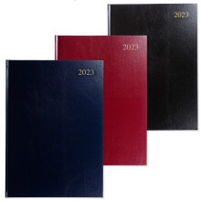 Essential A5 Week to View 2023 Diary - Assorted - Calendar Year Weekly Diary, Journal and Planner for business, office and personal