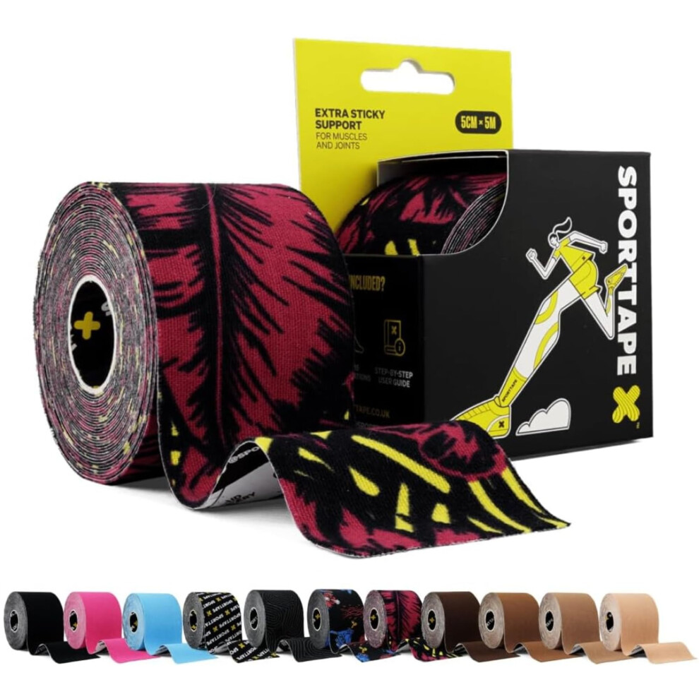 Sporttape Kinesiology Tape (K Tape) 5Cm X 5M - Wild - Single - Image 4