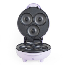 Mini Doughnut Maker Dessert Machine 550W Sorbet Pastel Purple Giles & Posner
