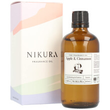 Apple & Cinnamon Fine Fragrance Oil - 100ml | Perfect for Soap Making, Candle Making, Wax Melts, Diffuser, Burner | Great for use in Bath Bombs,