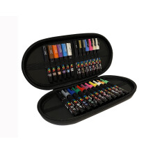 - Acrylic Paint Pens (24pc), Multi Surface Markers for Windows, Glass, Graffiti, Fabric, Rock Painting, Canvas, Wood, Metal, Fabric, Colouring, Arts &