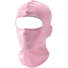 (PINK) Balaclava Ski Face Mask, Motorcycle Cycling Neck Warmer For Helmet, Uv Protector Scarf For Men/women