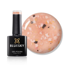 Gel Nail Polish, Flower Gel, Dancing Dahlia, BFL01, Coral, Orange, Jelly, Long Lasting, Chip Resistant, (Requires Drying Under UV or LED Lamp)