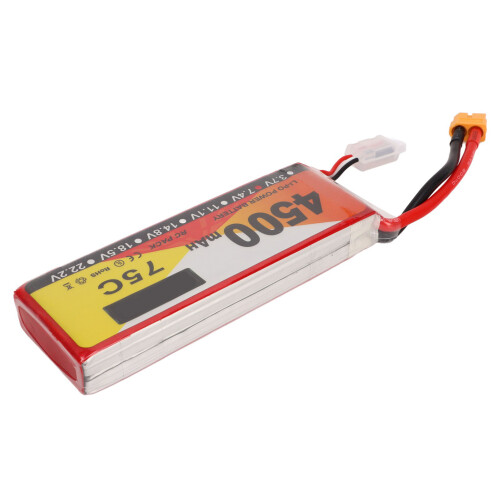 ZOP Power 2S Lipo 7.4V 4500mAh 75C XT60 1