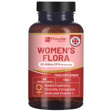 Women’s Flora 20 Billion CFU - 60 Capsules with 15000mg Cranberry