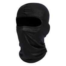 (BLACK) Balaclava Ski Face Mask, Motorcycle Cycling Neck Warmer For Helmet, Uv Protector Scarf For Men/women