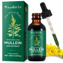 Mullein Leaf Extract Drops For Lungs Health - 60ml Lung Cleansing & Mucus Relief