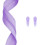 Plain Lilac / Light Purple Colour 3mm Zip By the Meter 1