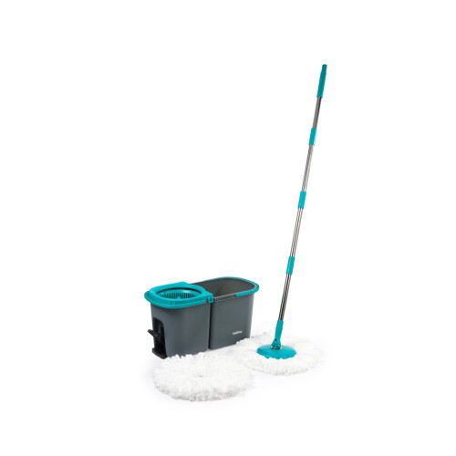 Beldray Beldray Antibac Spin Mop – String Mop with Bucket, Pedal Spin, Dual Compartments